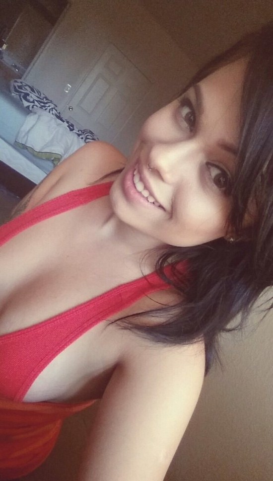 Anonymous taking a selfie