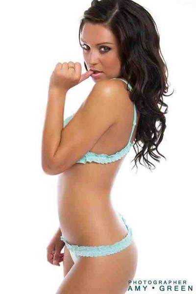 Kaylee Carver in lingerie