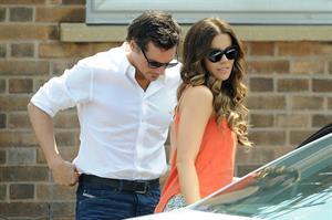 Kate Beckinsale Richard Beckinsale plaque unveiled at College House Junior School in Nottingham July 17-2013 