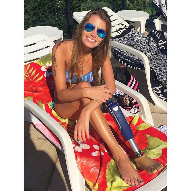 Paola Antonini in a bikini