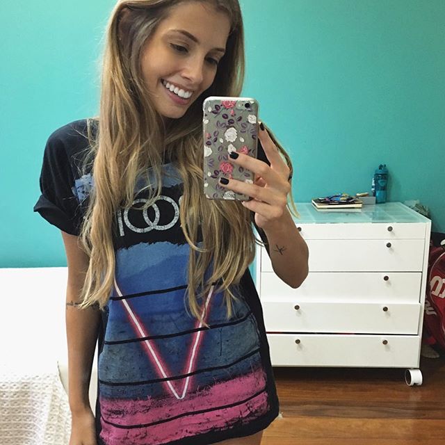 Paola Antonini taking a selfie