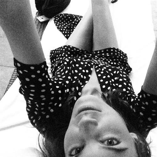 Alexa Chung taking a selfie
