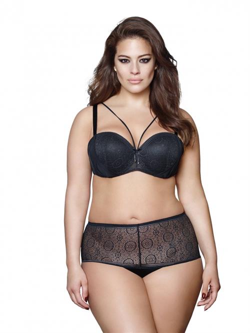 Ashley Graham in lingerie