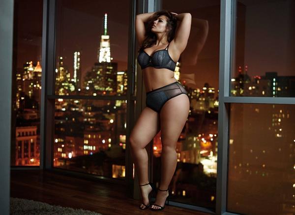 Ashley Graham in lingerie