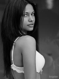 Yara Khmidan in lingerie