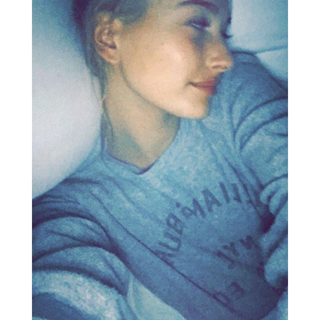 Hailey Bieber taking a selfie