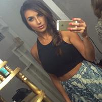 Kelly Karloff taking a selfie