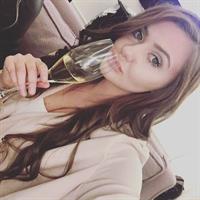 Fie Laursen taking a selfie