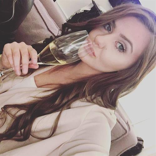 Fie Laursen taking a selfie