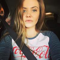 Fie Laursen taking a selfie