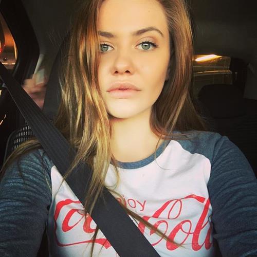 Fie Laursen taking a selfie