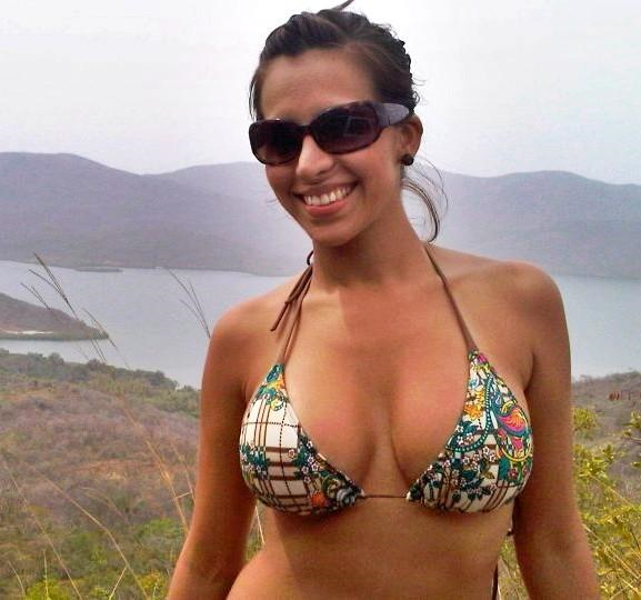 Anonymous in a bikini