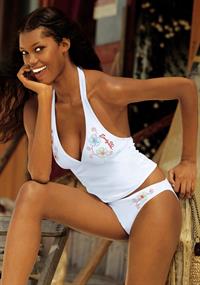 Jessica White in a bikini