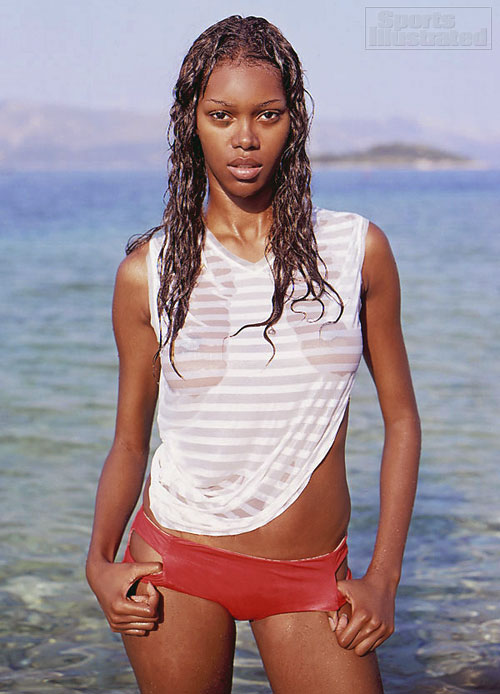 Jessica White in a bikini