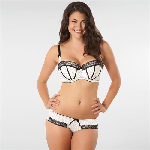 Lauren Mellor in lingerie