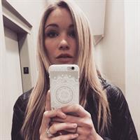 Katrina Bowden taking a selfie