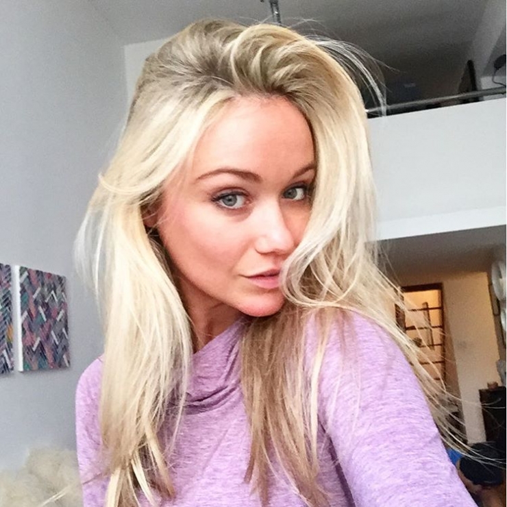 Katrina Bowden taking a selfie