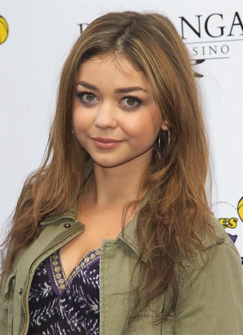 Sarah Hyland at the 2013 Lakers Casino Night in LA March 10, 2013