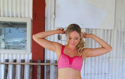 Katrina Bowden in lingerie