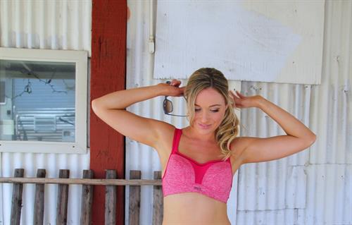 Katrina Bowden in lingerie