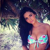 Jessica Green in a bikini