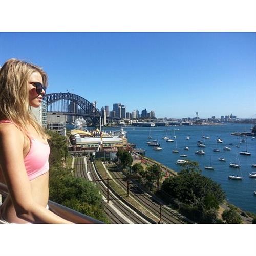 Tegan Martin in a bikini