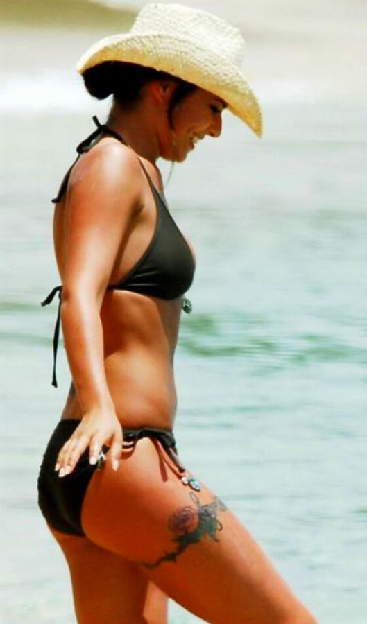 Cheryl Fernandez-Versini in a bikini