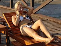 Gemma Garrett in a bikini