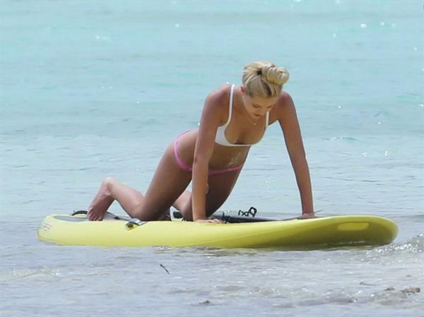 Ava Sambora in a bikini