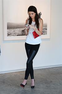 Kendall Jenner at the latest Nomad Two Worlds exhibit at the Guy Hepner gallery in Los Angeles on April 11, 2013