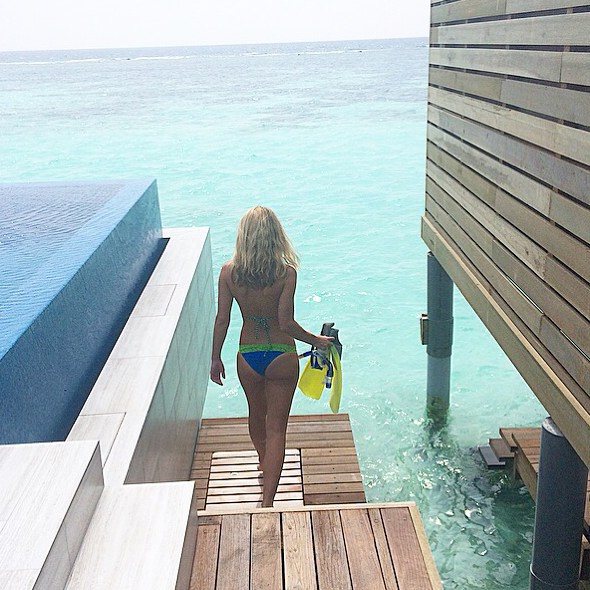 Tiffany Watson in a bikini - ass