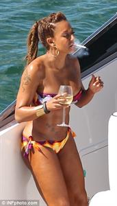 Melanie Brown in a bikini