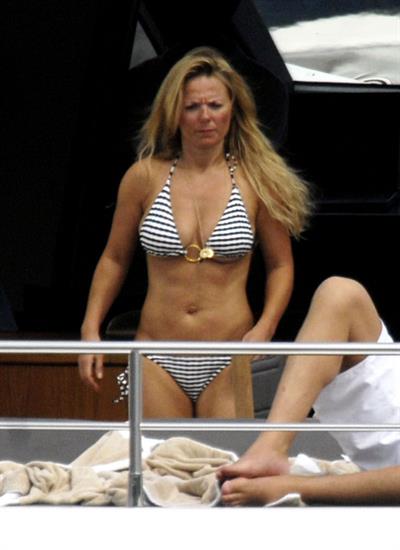 Geri Halliwell in a bikini