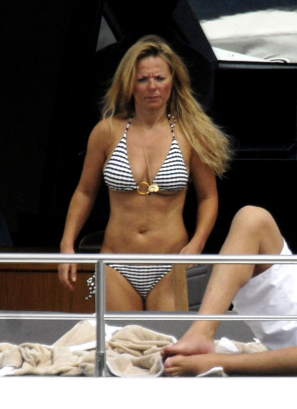 Geri Halliwell in a bikini