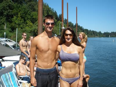 Anonymous in a bikini