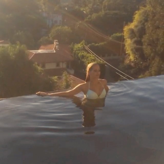 Audrey Allen in a bikini