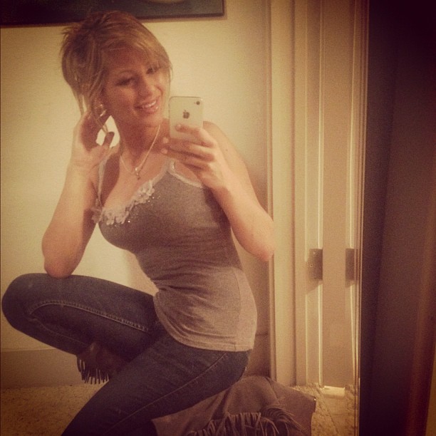 Audrey Allen taking a selfie