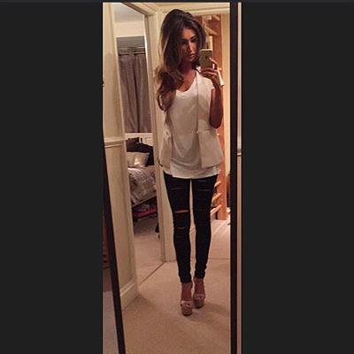 Megan McKenna taking a selfie