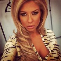 Andrea Ando taking a selfie