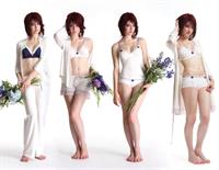 Susan Coffey in lingerie