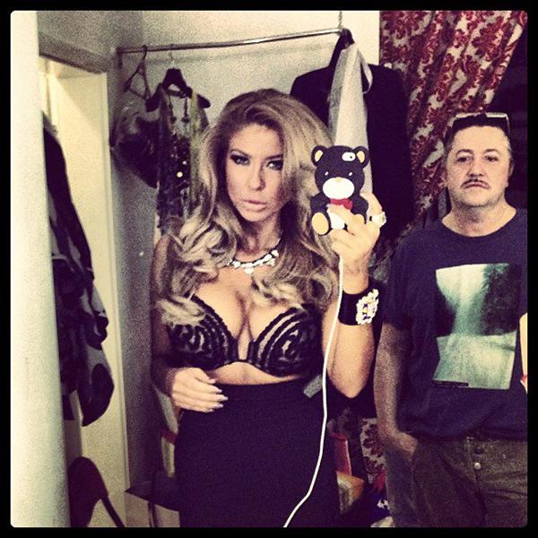 Andrea Ando taking a selfie
