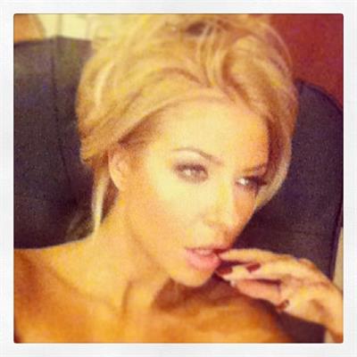 Andrea taking a selfie