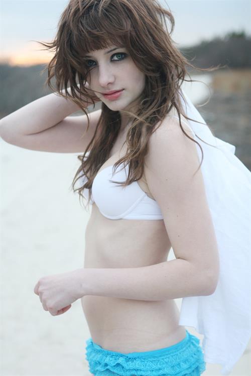 Susan Coffey in lingerie