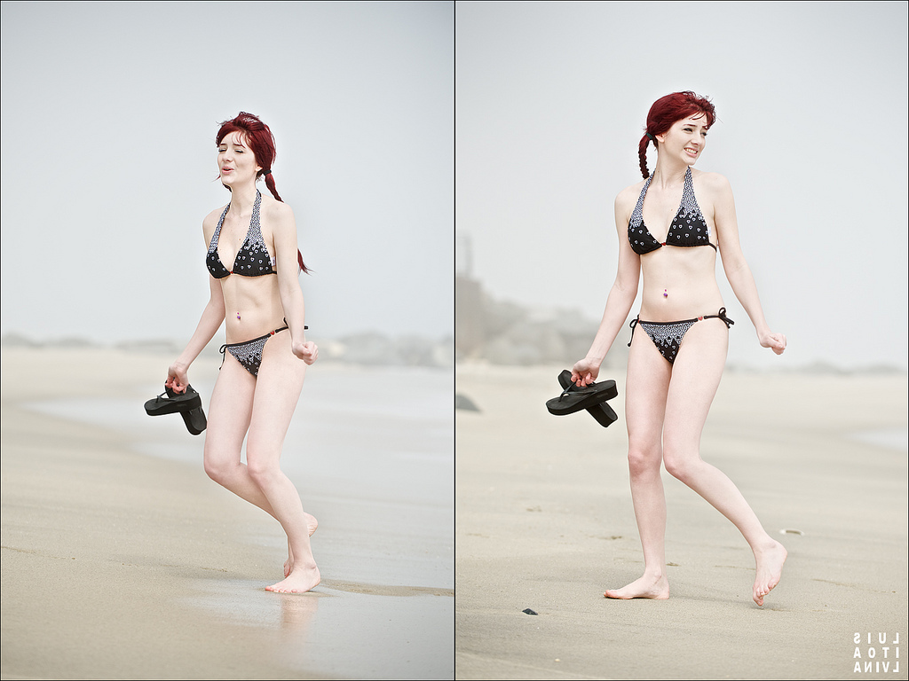 Susan Coffey in a bikini
