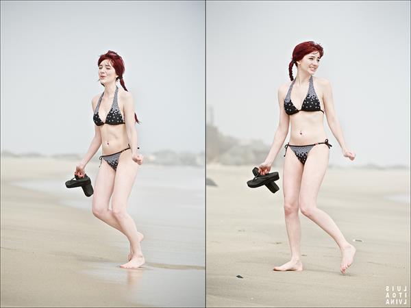 Susan Coffey in a bikini