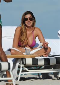 Aída Yéspica in a bikini