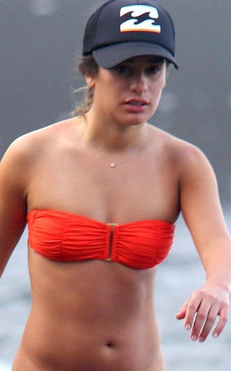 Lea Michele in a bikini