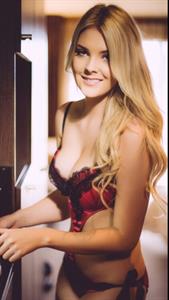 Sarah Louise Harris in lingerie