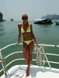 Darya Klishina in a bikini