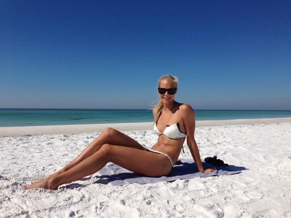 Darya Klishina in a bikini